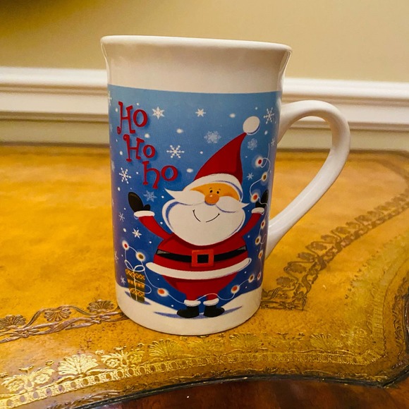 Royal Norfolk Christmas Santa Holiday Ho Ho Ho Ceramic 12 Oz Mug Cup - Picture 2 of 4